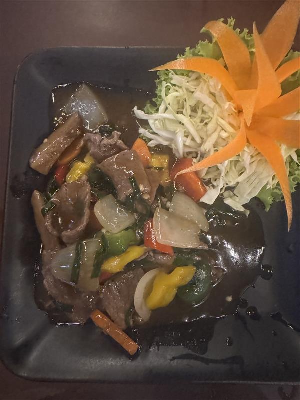 เนื้อผัดน้ำมันหอย